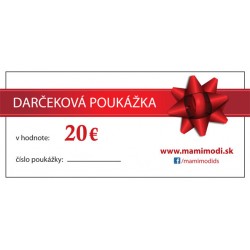 Darčeková poukážka 20 EUR