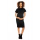 Šaty pre tehotné a dojčiace ženy PeeKaBoo - čierne