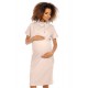 Šaty pre tehotné a dojčiace ženy PeeKaBoo - béžové