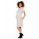 Šaty pre tehotné a dojčiace ženy PeeKaBoo - sivé