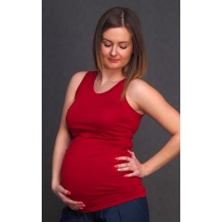 Tehotenské tielko - červené