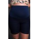 Tehotenské riflové šortky - tmavomodré
