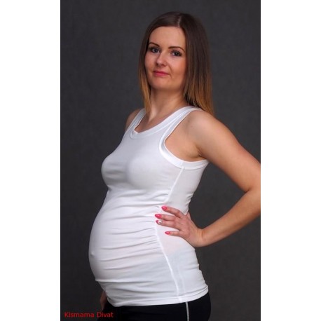 Tehotenské tielko - biele