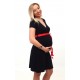 Čierne tehotenské šaty Vanda