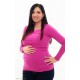 Tehotenské tričko ružové
