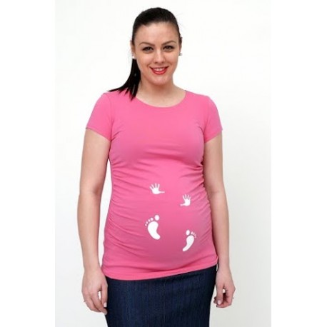 Tehotenské tričko s potlačou