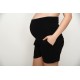 Tehotenské šortky - čierne