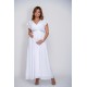 Dlhé tehotenské svadobné šaty - mušelínové