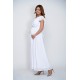 Dlhé tehotenské svadobné šaty - mušelínové