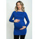 Tehotenská tunika - kráľovská modrá