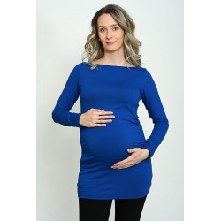 Tehotenská tunika - kráľovská modrá