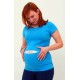 Tehotenské tričko s potlačou