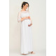 Dlhé tehotenské svadobné šaty - mušelinové