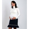 Tehotenská riflová sukňa