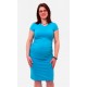 Tehotenské šaty modré