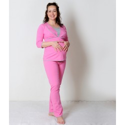 Pyžamo pre tehotné a dojčiace ženy - velkosť 3XL